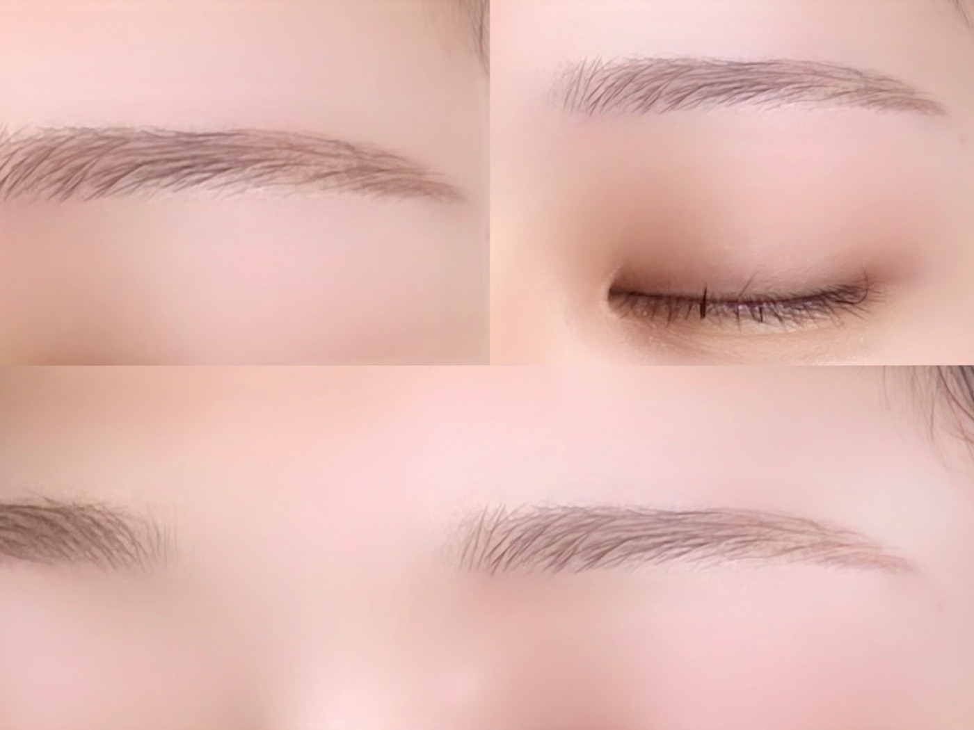 アイブロウWAXで整えた眉の仕上がり